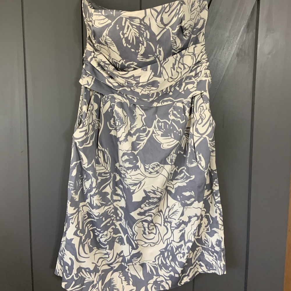 Banana Republic strapless dress sz 8 w/POCKETS!